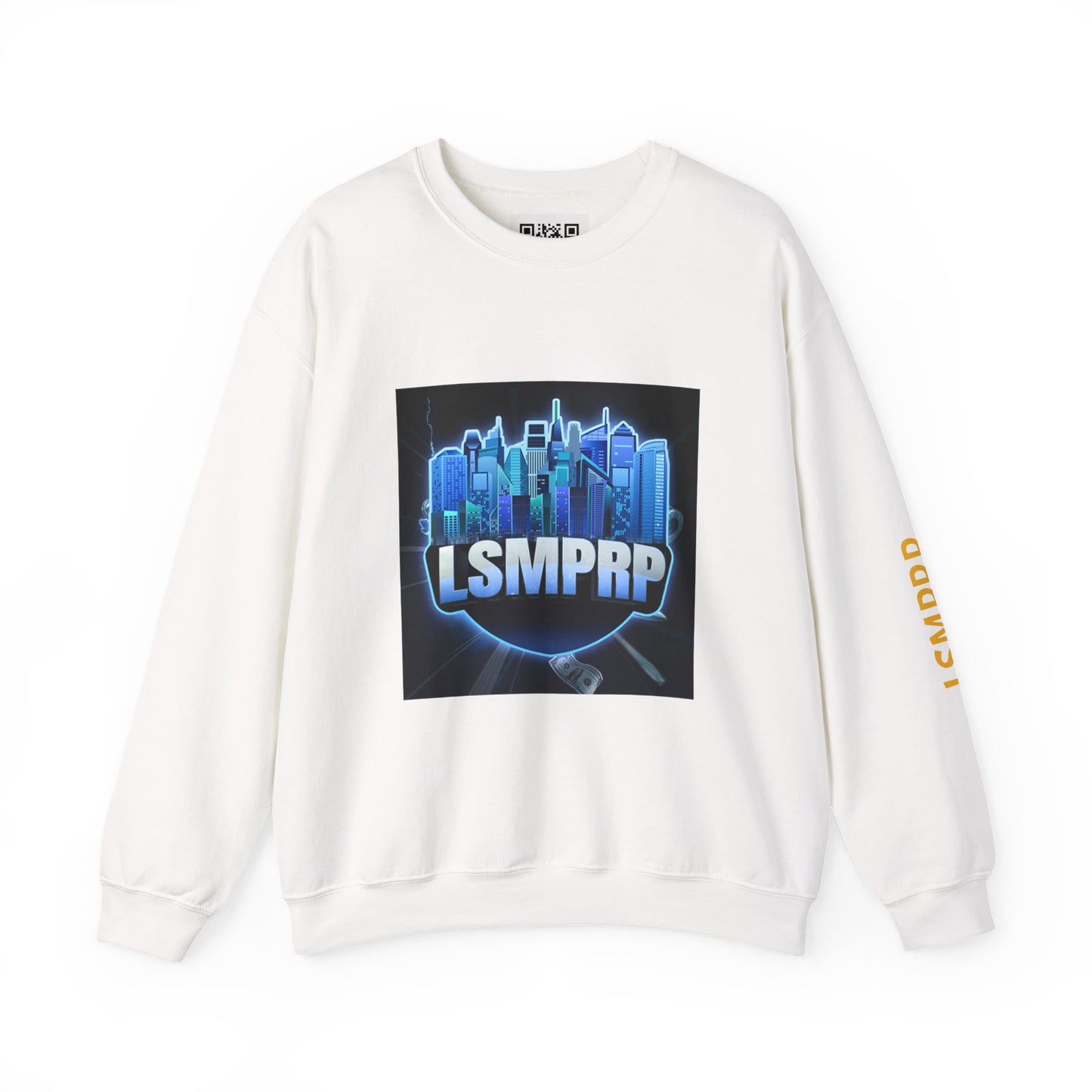 Copy of Urban Casual Crewneck Sweatshirt with QR Code Design, Comfortable Streetwear, Perfect for Gifting, Trendy Layering Piece, Unique Graphic