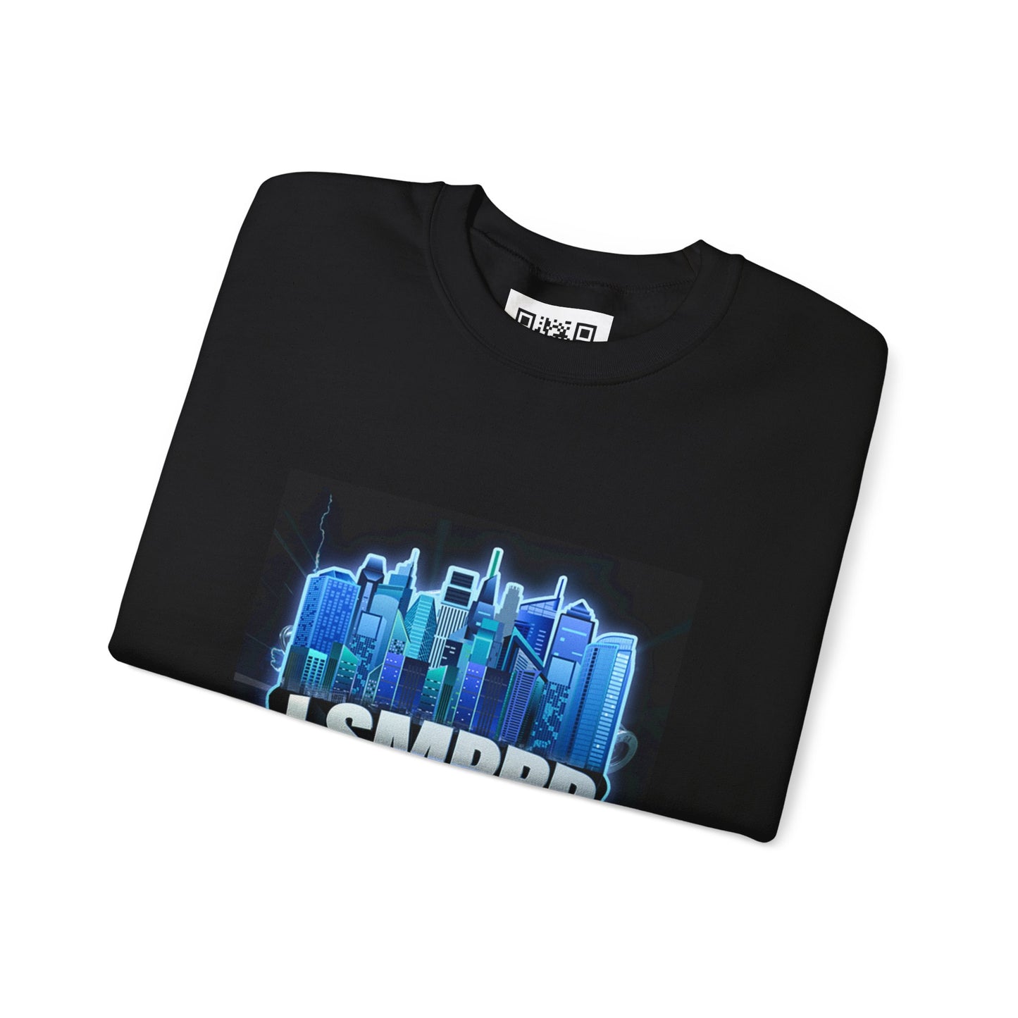 Copy of Urban Casual Crewneck Sweatshirt with QR Code Design, Comfortable Streetwear, Perfect for Gifting, Trendy Layering Piece, Unique Graphic